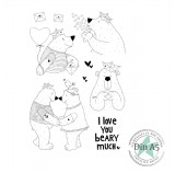 CD Stempelset - Designline - Verliebte Bären