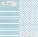 CD Basic - Vintage Hellblau - Breite Linien und Ka