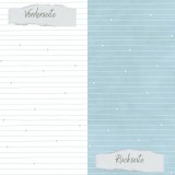 CD Basic - Vintage Hellblau - Doodle Linien mit He