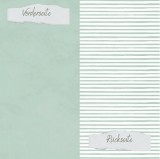 CD Designpapier Basic - Vintage Mint Streifen und CD Designpapier Basic - Vintage Mint Streifen und