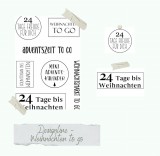 CD Stempelset - Designliine - Weihnachten to go
