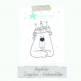 CD Prägefolder - Designlinie Weihnachtbär