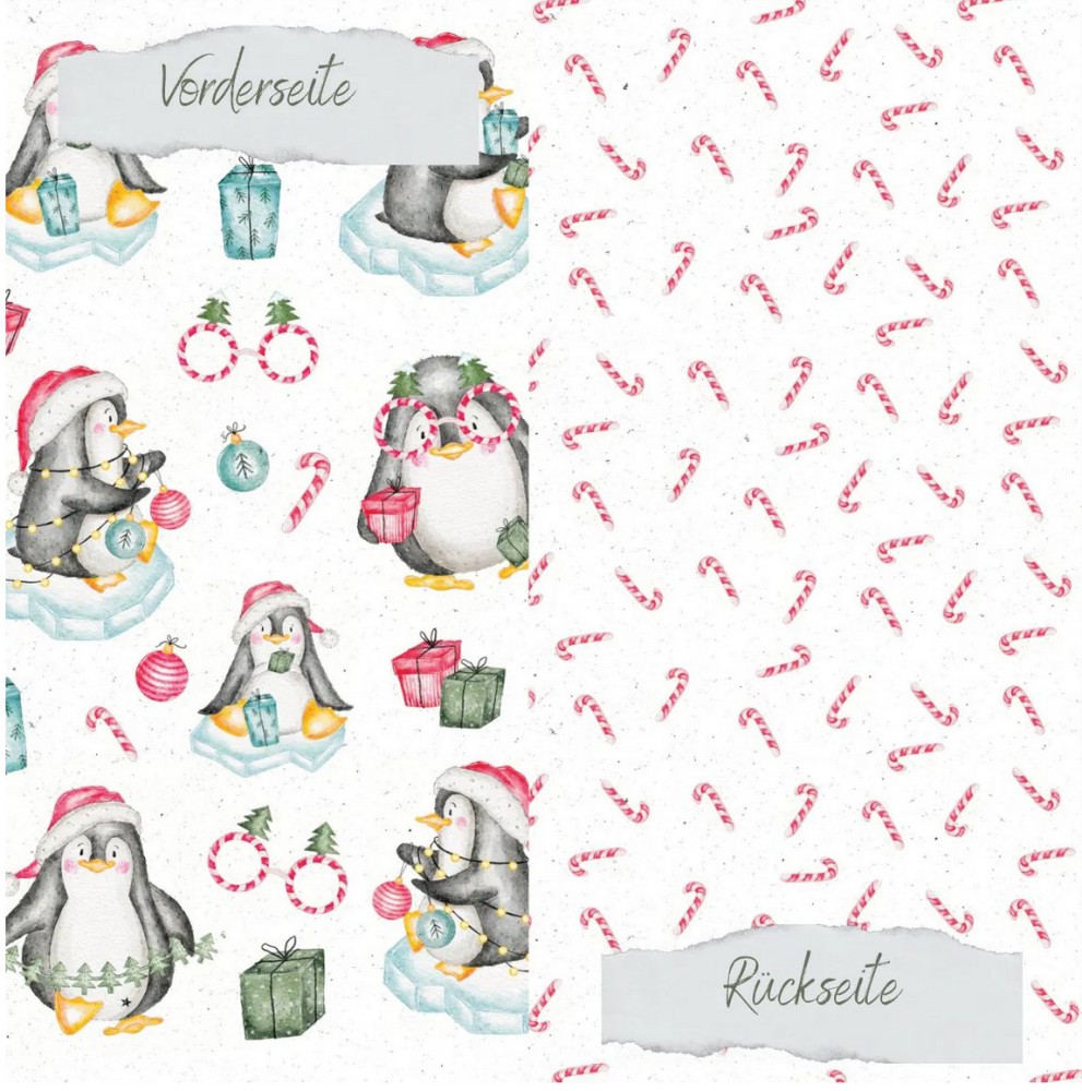 CD Designpapier - Weihnachtspinguine
