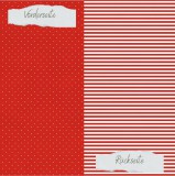 CD Basic - Weihnachtsrot - mini Pünktchen schmale