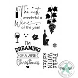 CD Stempelset - Designline - Wine-nachten