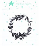 CD Prägefolder Winterkranz 15 x 15 cm