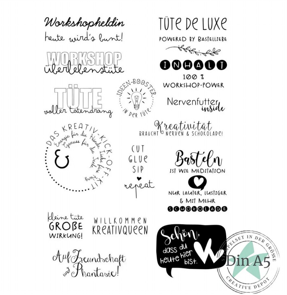 CD Stempelset - Designline - Workshop-Power