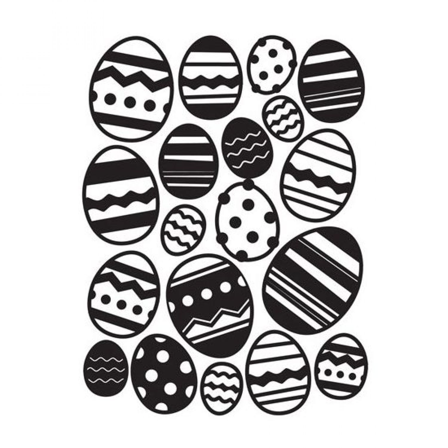 Easter Egg Assorted - Embossing Folder von Darice Easter Egg Assorted - Embossing Folder von Darice