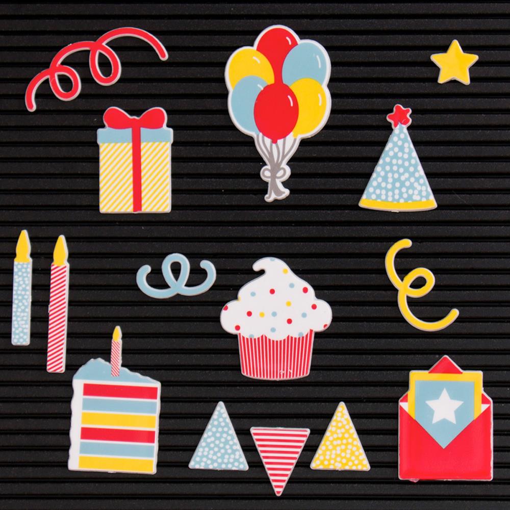 DCWV Letterboard Icons - Celebration / Party