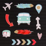 DCWV Letterboard Icons - Travel