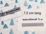 Weihnachtsmarkt to go - unmontierter Gummistempel