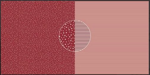 Dini Design Weihnachtsrot Sterne / Streifen 30,5x3