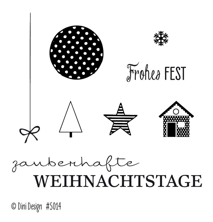 Dini Design Clearstamps Weihnachtstage (DE) Dini Design Clearstamps Weihnachtstage (DE)