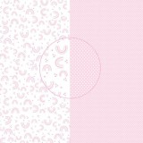 Zuckersüß - zuckerrosa Regenbogen / Punkte 30,5x30 Zuckersüß - zuckerrosa Regenbogen / Punkte 30,5x30