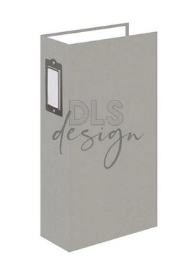 Album Linen 3x8 inch grey - zum Schließen ins Bild klicken