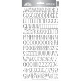 Sunshine Alpha Sticker - Silver Foil