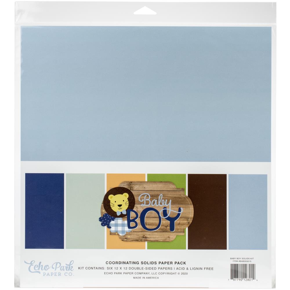 Baby Boy - Solids Kit 30,5x30,5 cm - zum Schließen ins Bild klicken