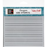 Back to School - Lined Paper Stencil Back to School - Lined Paper Stencil