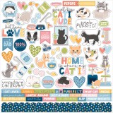 Cat Lover - Element Sticker von Echo Park 30,5x3