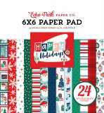 Happy Holidays Paper Pad 15,2x15,2 cm