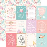 Hello Baby Girl - 3x4 journaling 30,5x30,5 cm Hello Baby Girl - 3x4 journaling 30,5x30,5 cm