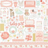 It's a Girl - Element Stickers 30,5x30,5 cm It's a Girl - Element Stickers 30,5x30,5 cm