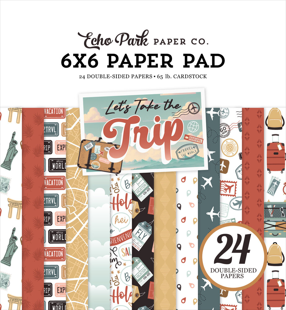 Let's take the Trip Paper pad 15,2x15,2 cm - zum Schließen ins Bild klicken