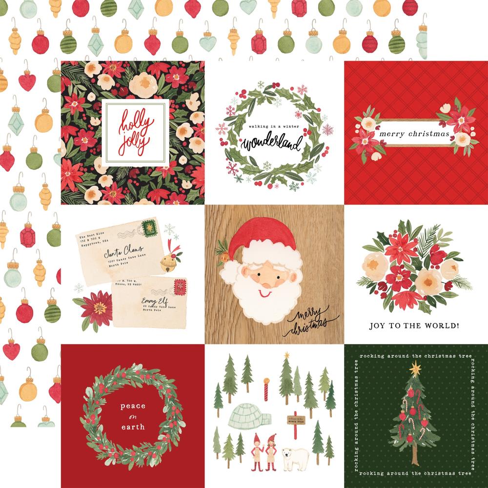 Letters to Santa - 4x4 journaling cards 30,5x30,5 cm - zum Schließen ins Bild klicken