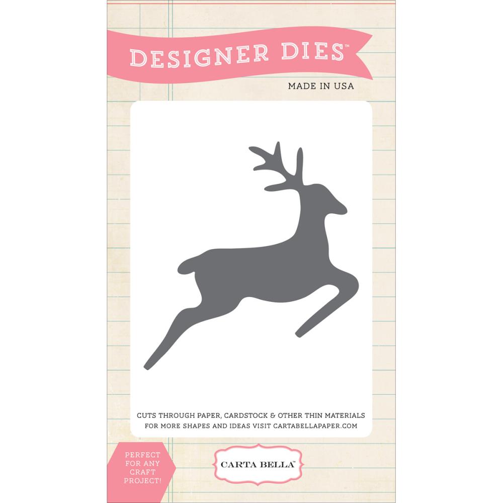 Santa's Reindeer - Carta Bella Die