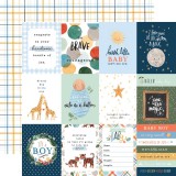 Welcome Baby Boy - 3"x4" Journaling Cards 30,5x30,5 cm