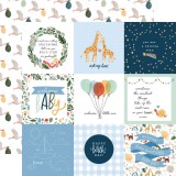 Welcome Baby Boy - 4"x4" Journaling Card 30,5x30,5 cm Welcome Baby Boy - 4"x4" Journaling Card 30,5x30,5 cm