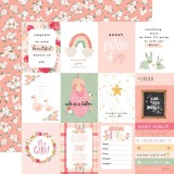 Welcome Baby Girl - 3"x4" Journaling Cards 30,5x30,5 cm Welcome Baby Girl - 3"x4" Journaling Cards 30,5x30,5 cm