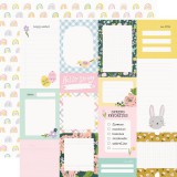 Bunnies & Bloom - Journal Elements 30,5x30,5 cm