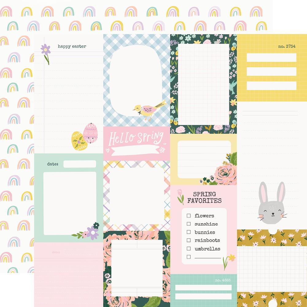 Bunnies & Bloom - Journal Elements 30,5x30,5 cm - zum Schließen ins Bild klicken