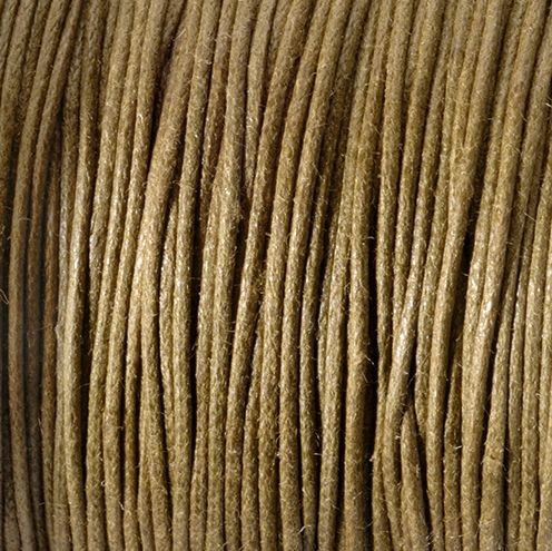 Baumwollkordel braun - gewachst 50 m / 0,5 mm - zum Schließen ins Bild klicken