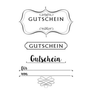 Gutschein - Clear Stamp Set von efco