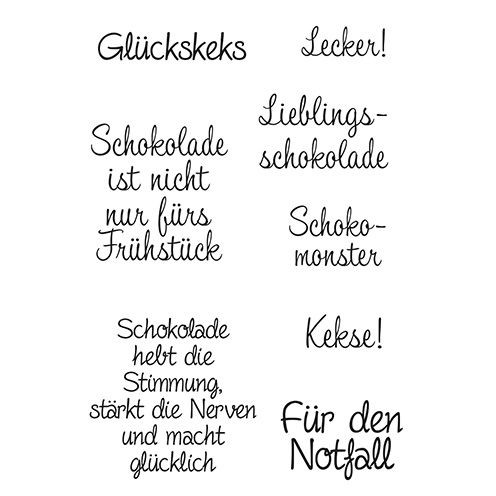 Glückskeks - Clear Stamp Set von efco