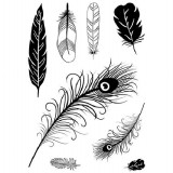 Clear Stamps - Federn von efco Clear Stamps - Federn von efco