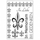 Trauer in Memoriam - Clear Stamp Set von efco Trauer in Memoriam - Clear Stamp Set von efco