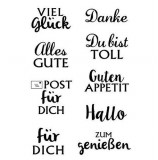 Viel Glück - Clear Stamp Set von efco Viel Glück - Clear Stamp Set von efco