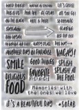 Vacay Phrases - Clear Stamp Set