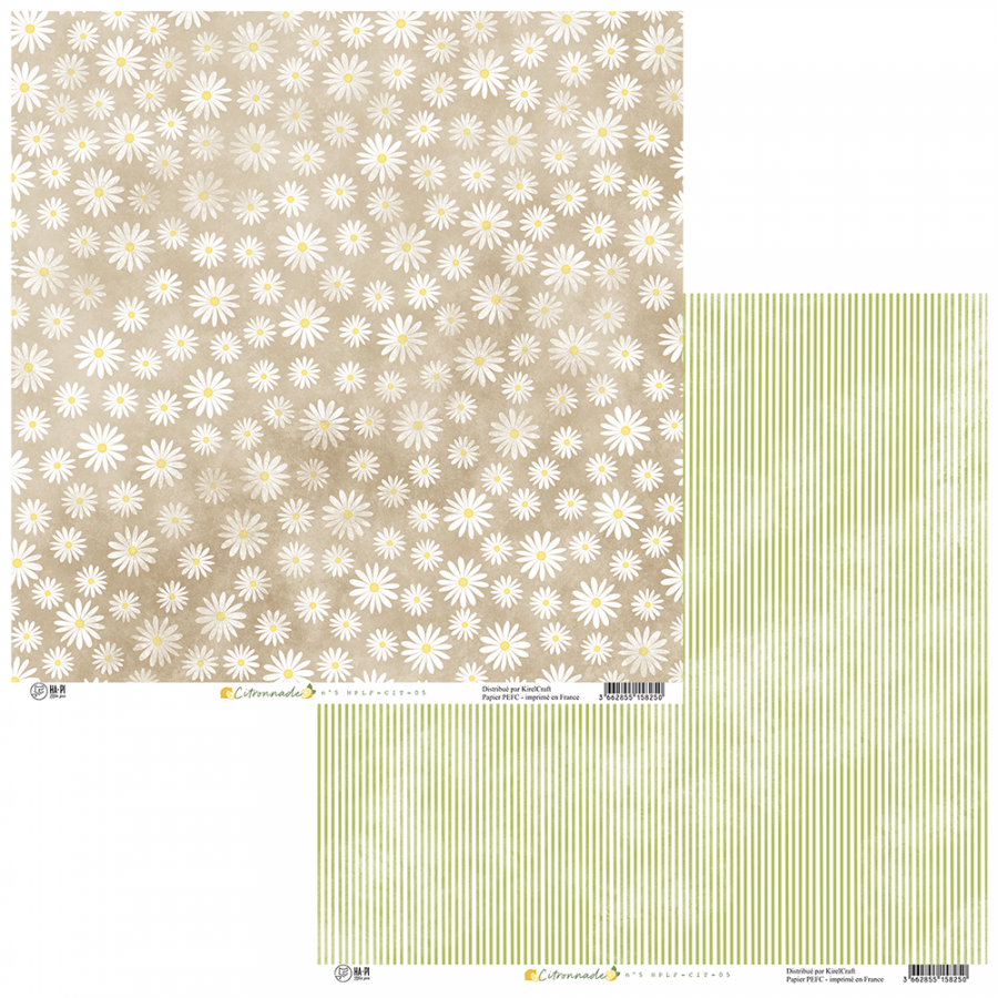 Citronade 05 von HaPi Little Fox 30,5x30,5 cm