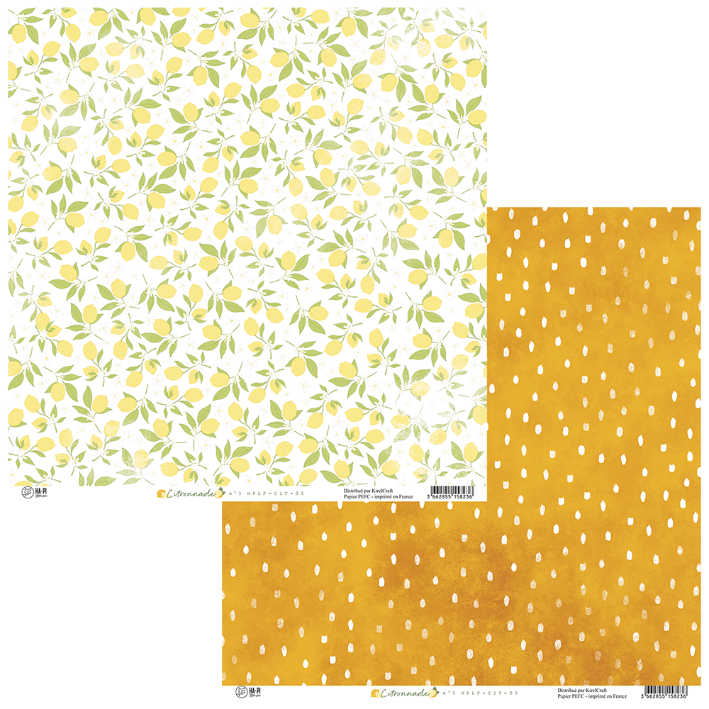 Citronnade 03 von HaPi Little Fox 30,5x30,5 cm