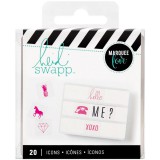Lightbox Inserts - Pink Icons Lightbox Inserts - Pink Icons