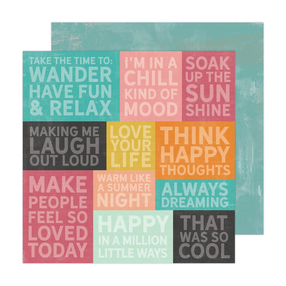 Sun Chaser - Happy Thoughts 30,5x30,5 cm - zum Schließen ins Bild klicken