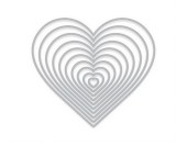 Hero Arts - Nesting Hearts Stanzschablonen