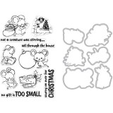 XMas Mice - Stamp and Die Combo von Hero Arts XMas Mice - Stamp and Die Combo von Hero Arts