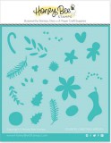 Country Christmas Wreath - Stencil Country Christmas Wreath - Stencil