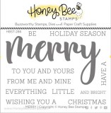 Merry - 3 x 4 inch Clear Stamp Set