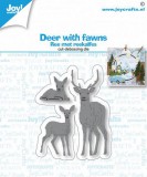 Joy!Crafts - Deer with fawns Stanzschablonen